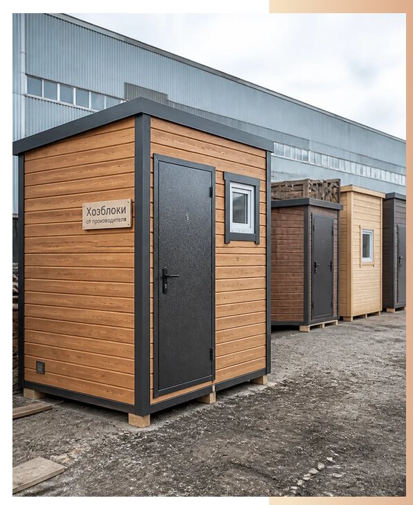 Хозблоки от производителя в Усолье-Сибирском по цене от 46440 р. | БытовкаПрофи-Сль